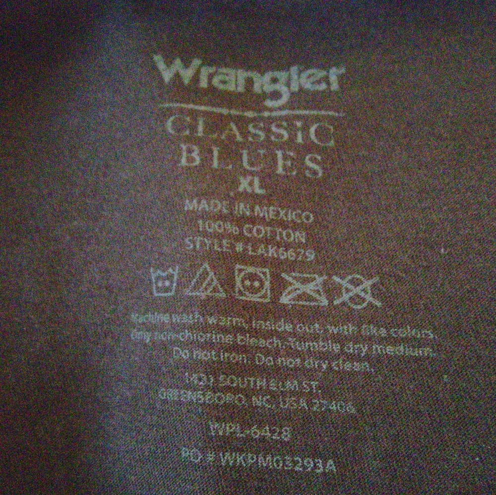 Wrangler Classic Blues T-Shirt Women's XL Brown Leopard Ombre Glitter Western - Picture 8 of 8